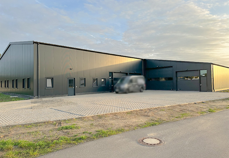 PAS BAU, Bauunternehmen aus Nordhorn: Maurerarbeiten Fabrikhalle